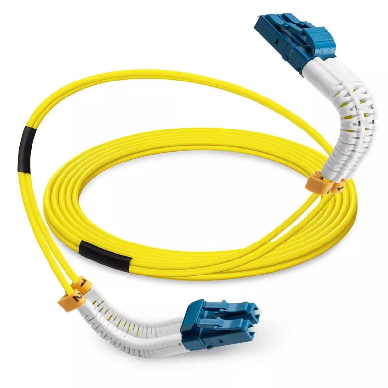 Lanview LVO231406-FLEX InfiniBand / šviesolaidinis kabelis 1 m LC LC/LC geltonas