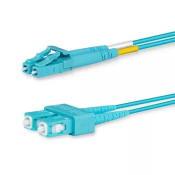 Lanview LVO231477 InfiniBand / šviesolaidinis kabelis 1 m 2x LC 2x SC Akvamarino spalvos