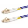Lanview LVO231811 OM4 šviesolaidinis kabelis 2 m 2x LC violetinis