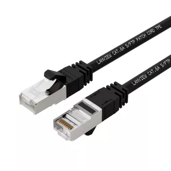 Lanview LV-SFTP6A015B tinklo kabelis 1,5 m S/FTP (S-STP) juodas