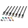 Lanview LV-SFTP6A03B tinklo kabelis, 3 m, juodas, S/FTP (S-STP)