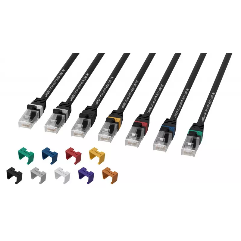 Lanview LV-UTP6A20B tinklo kabelis, 20 m, Cat6A S/FTP, juodas