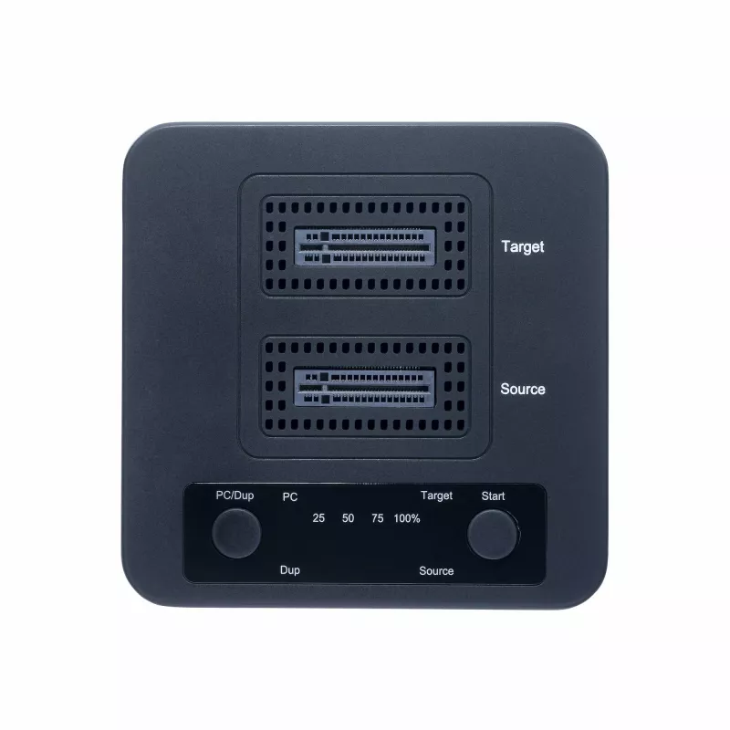 StarTech.com 1:1 M.2 NVMe diskų kopijavimo įrenginys, atskiras M.2 SSD kopijuoklis iki 90 GB/min, USB 3.2 20 Gbps M.2 dviejų lizdų dokas, su USB-C/A kabeliais