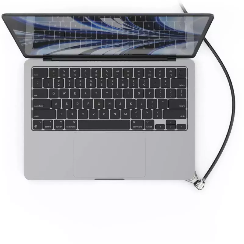 Compulocks Ledge adapteris su raktu, skirtas MacBook Air 13 col. M2 ir M3, sidabrinis