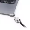 Compulocks Ledge adapteris su raktu, skirtas MacBook Air 13 col. M2 ir M3, sidabrinis