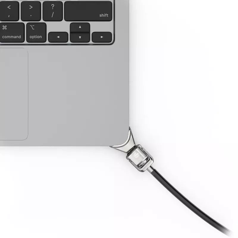 Compulocks Ledge adapter, MacBook Air 15 colių M2/M3, raktinis kabelio užraktas, sidabrinis