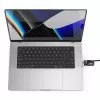 Compulocks Ledge Lock Adapter MacBook Pro 16 inch M1 M2 M3 sidabrinis