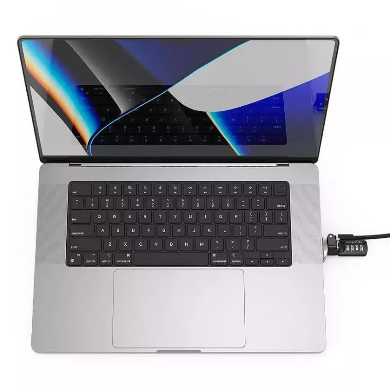 Compulocks Ledge Lock Adapter MacBook Pro 16 inch M1 M2 M3 sidabrinis