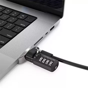 Compulocks Ledge Lock Adapter MacBook Pro 16 inch M1 M2 M3 sidabrinis