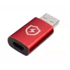 Lyties keitiklis MicroConnect MC-ACADAP-SC USB A į USB C raudonas