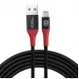 Microconnect MC-ALIGHTNING-SC USB-A–Lightning kabelis 1,5 m, juodas