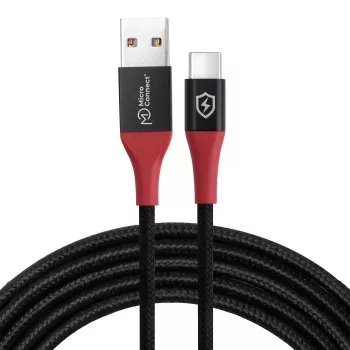 Microconnect MC-AUSBC-SC USB kabelis 1,5 m USB A USB C juodas