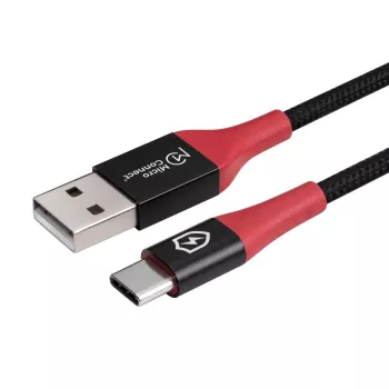 Microconnect MC-AUSBC-SC USB kabelis 1,5 m USB A USB C juodas