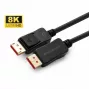 Microconnect MC-DP-MMG-050V1.4 DisplayPort kabelis 0,5 m Juoda