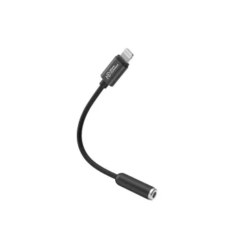 Microconnect MC-LIGHTJACK3.5 adapteris Lightning → 3,5 mm lizdas, 0,1 m, juodas