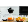 Citrusinė spauda Bosch MCP72GPB – elektrinė citrinų spauda, nerūdijantis plienas, 1 L talpa, juoda