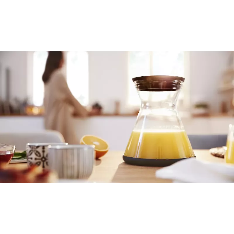 Citrusinė spauda Bosch MCP72GPB – elektrinė citrinų spauda, nerūdijantis plienas, 1 L talpa, juoda