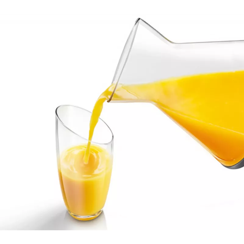 Citrusinė spauda Bosch MCP72GPB – elektrinė citrinų spauda, nerūdijantis plienas, 1 L talpa, juoda