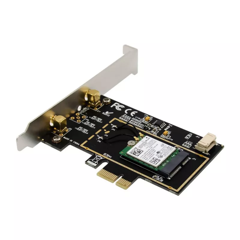 MicroConnect MC-PCIE-INT7260DUAL belaidžio tinklo plokštė su Bluetooth, 3000 Mbit/s