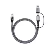 Microconnect CAT6 RJ45 FTP į USB A-C adapterio laidas, 2 m