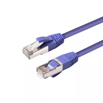MicroConnect MC-SFTP6A005P tinklo kabelis, violetinis, 0,5 m, Cat6a S/FTP (S-STP)