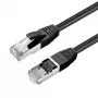 Microconnect MC-SFTP6A02S tinklo kabelis Juoda 2 m Cat6a S/FTP (S-STP)