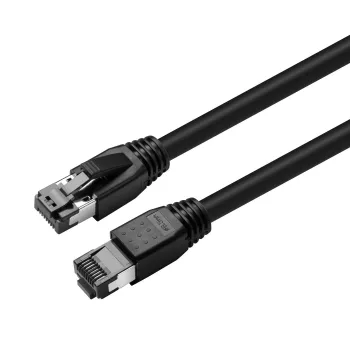 Microconnect MC-SFTP80025S tinklo kabelis juodas 0,25 m Cat8.1 S/FTP (S-STP)
