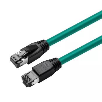 Microconnect MC-SFTP8005G tinklo kabelis Žalia 0,5 m Cat8.1 S/FTP (S-STP)