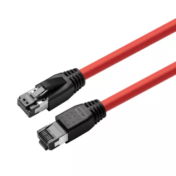 Microconnect MC-SFTP8005R tinklo kabelis Raudonas 0.5 m Cat8.1 S/FTP (S-STP)