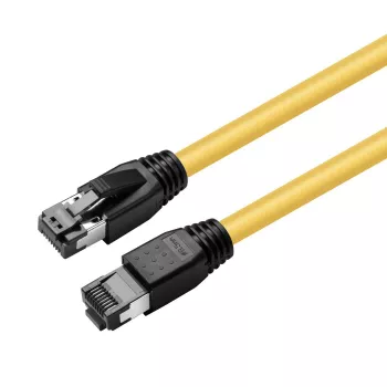 Microconnect MC-SFTP8005Y tinklo kabelis geltonas 0,5 m Cat8.1 S/FTP (S-STP)