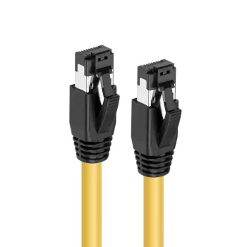 Microconnect MC-SFTP8005Y tinklo kabelis geltonas 0,5 m Cat8.1 S/FTP (S-STP)
