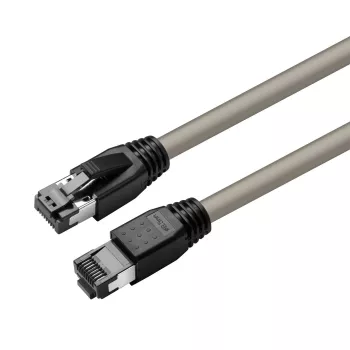 Microconnect MC-SFTP8010 tinklo kabelis pilkas 10 m Cat8.1 S/FTP (S-STP)