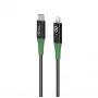 Microconnect MC-SMART USB C-L-2 laidojimo laidas Lightning 2 m Juodas, Žalias