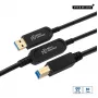 Microconnect MC-USB3.0AB15OP USB kabelis USB 3.2 Gen 2 (3.1 Gen 2) 15 m USB A USB B juodas
