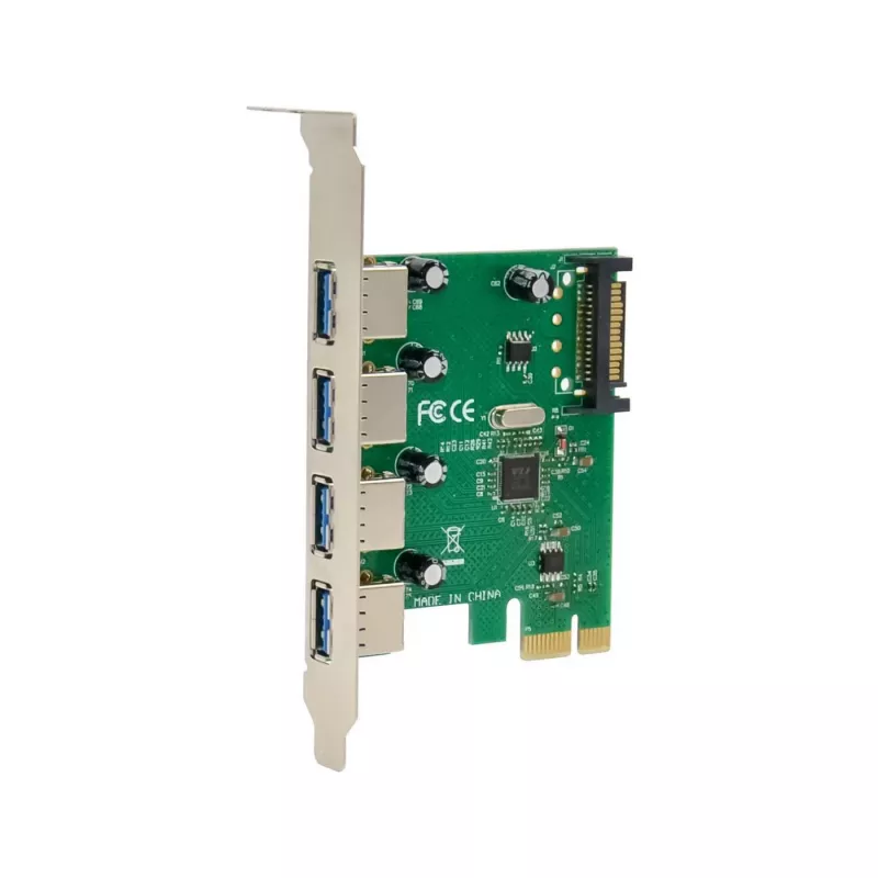 Microconnect MC-USB3.0-T4B vidinė PCIe USB 3.2 Gen 1 plokštė