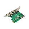 Microconnect MC-USB3.0-T4B vidinė PCIe USB 3.2 Gen 1 plokštė