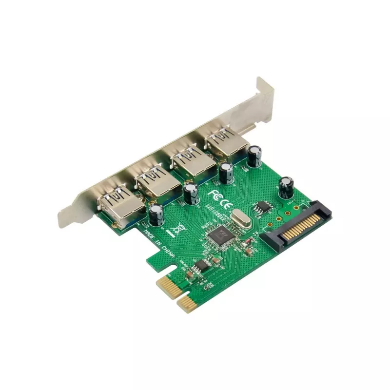 Microconnect MC-USB3.0-T4B vidinė PCIe USB 3.2 Gen 1 plokštė