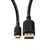 Laido adapteris MicroConnect MC-USBCDP05 0,5 m USB Type-C į DisplayPort juodas