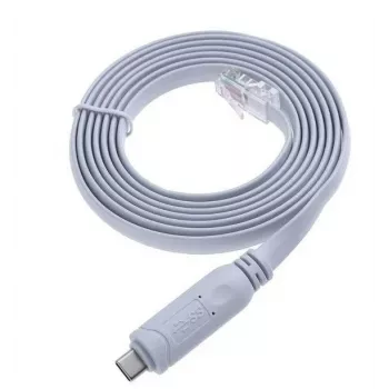 MicroConnect MC-USBCETHM USB kabelis 1,8 m USB A į RJ45 juodas