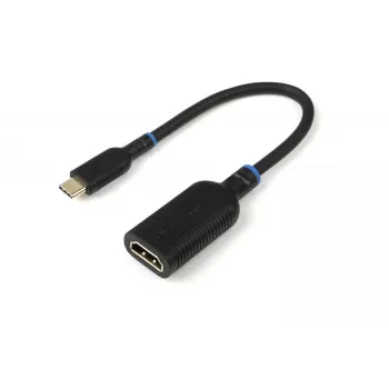 Microconnect MC-USBCHDMI-A USB-C į HDMI vaizdo adapteris 0,2 m Juoda