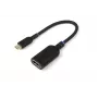 Microconnect MC-USBCHDMI-A USB-C į HDMI vaizdo adapteris 0,2 m Juoda