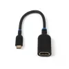 Microconnect MC-USBCHDMI-A USB-C į HDMI vaizdo adapteris 0,2 m Juoda
