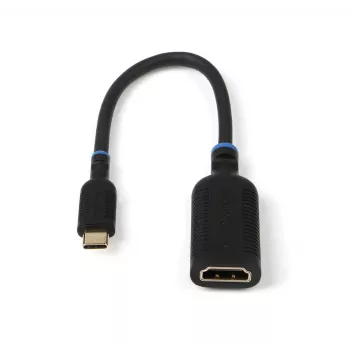 Microconnect MC-USBCHDMI-A USB-C į HDMI vaizdo adapteris 0,2 m Juoda