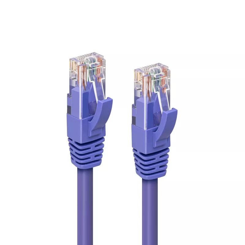 Microconnect MC-UTP6A005P tinklo laidas Violetinė 0.5 m Cat6a U/UTP (UTP)