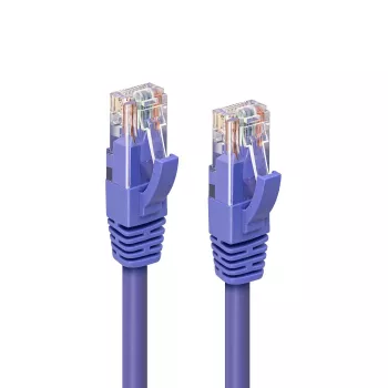 MicroConnect MC-UTP6A01P tinklo kabelis, violetinis, 1 m, Cat6a, U/UTP
