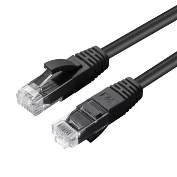 Microconnect MC-UTP6A05S tinklo kabelis 5 m Cat6a U/UTP juodas