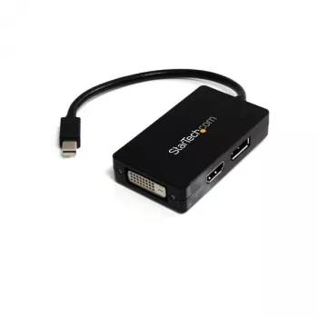StarTech.com kelioninis A/V adapteris: 3-in-1 Mini DisplayPort į DisplayPort, DVI arba HDMI keitiklis