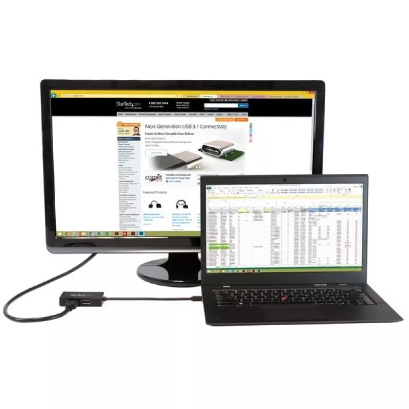 StarTech.com kelioninis A/V adapteris: 3-in-1 Mini DisplayPort į DisplayPort, DVI arba HDMI keitiklis