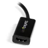 StarTech.com Mini DisplayPort į HDMI adapteris – aktyvus mDP į HDMI vaizdo keitiklis – 4K 30Hz – Mini DP ar Thunderbolt 1/2 Mac/PC prie HDMI monitoriaus/TV/ekrano – mDP 1.2 į HDMI adapteris