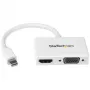 StarTech.com MDP2HDVGAW – 2-in-1 Mini DisplayPort į HDMI arba VGA adapteris, baltas